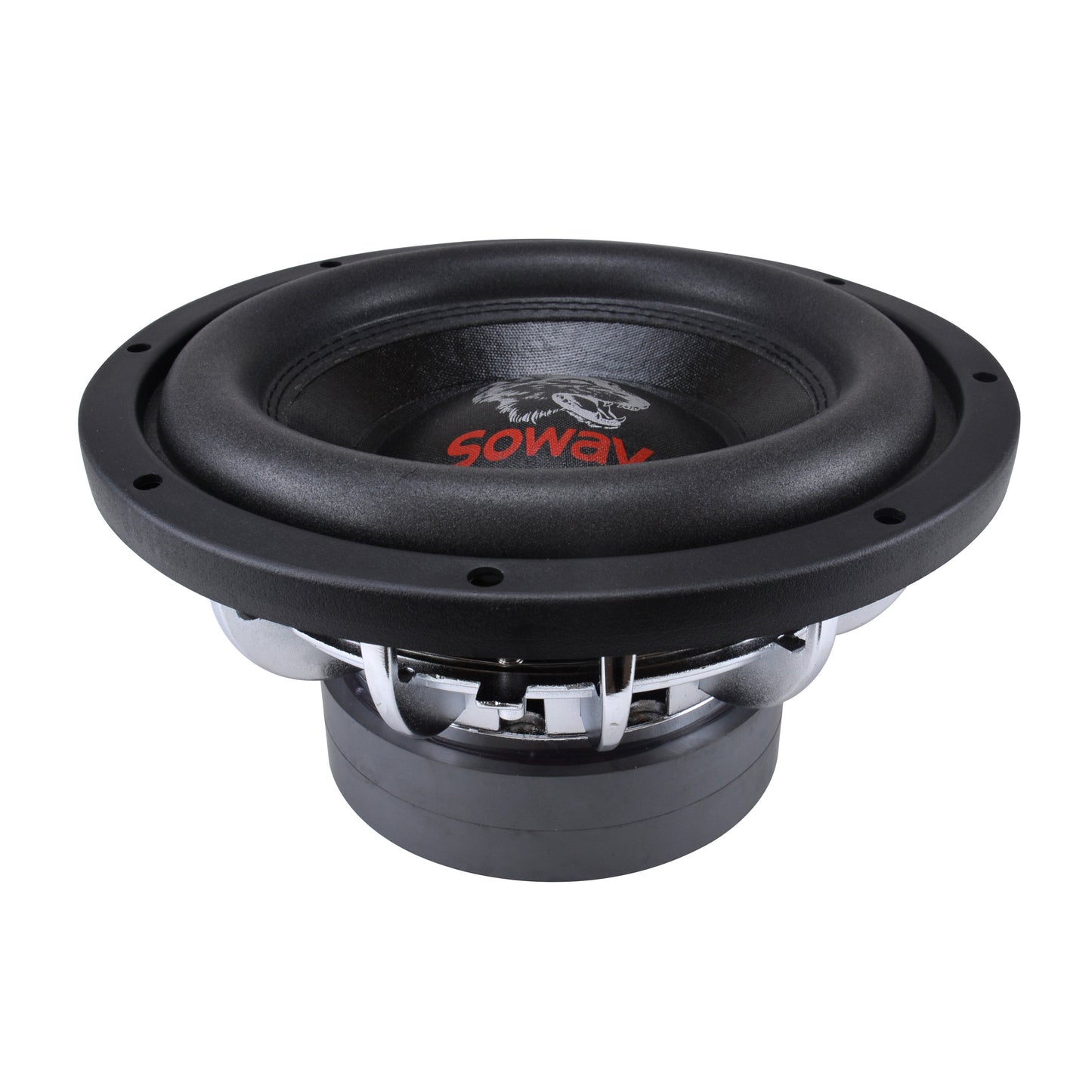 Soway SW12-75 12" 2000W Peak 1000W RMS 4Ω + 4Ω Subwoofer (Chrome Aluminum Basket)