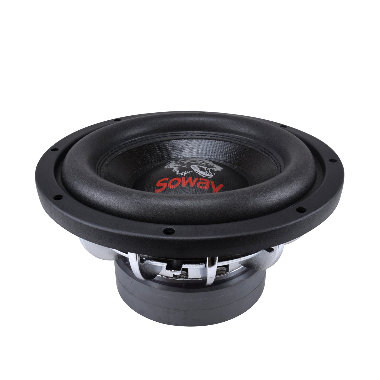 Soway SW10-60 10" 1500W Peak 750W RMS 4Ω + 4Ω Subwoofer (Chrome Aluminum Basket)