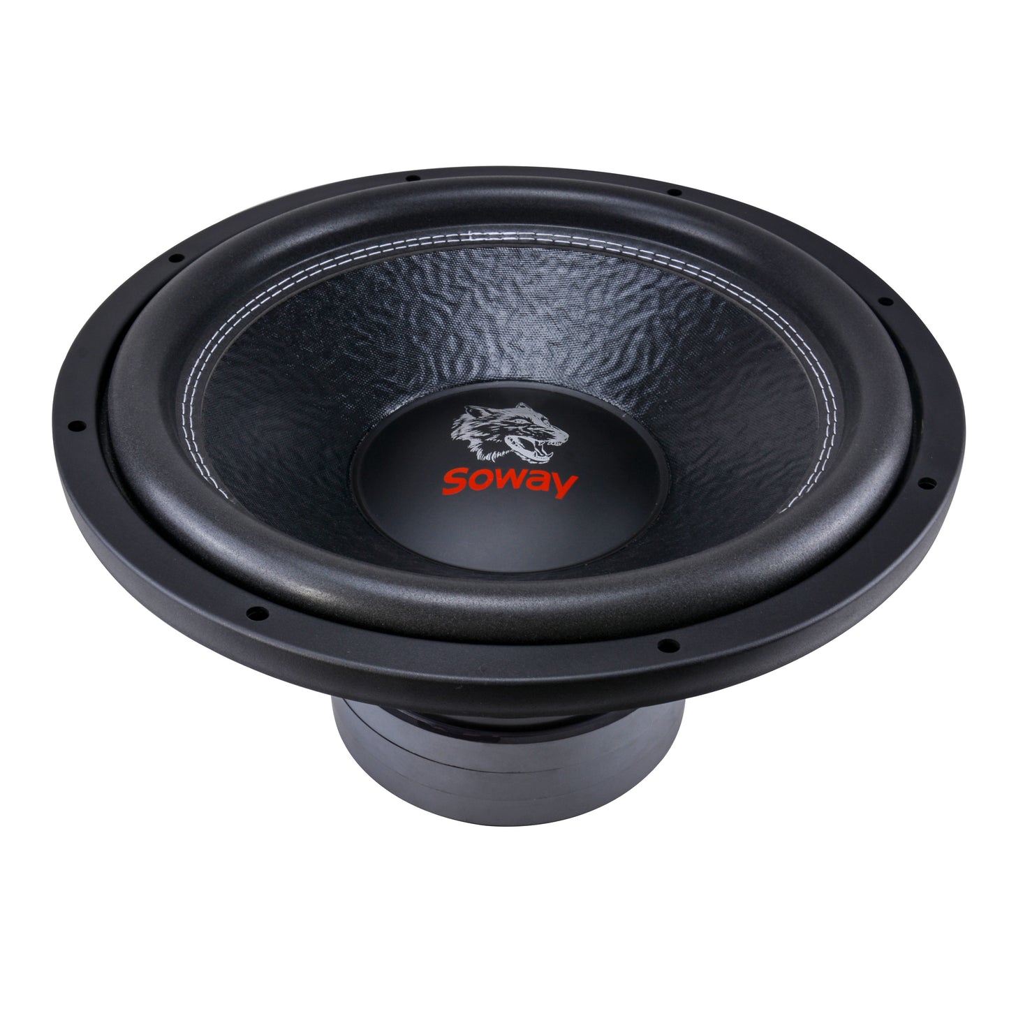 Soway SW12-37 12" 1200W Peak 800 W RMS 4Ω+4Ω Subwoofer (Black Iron Basket)