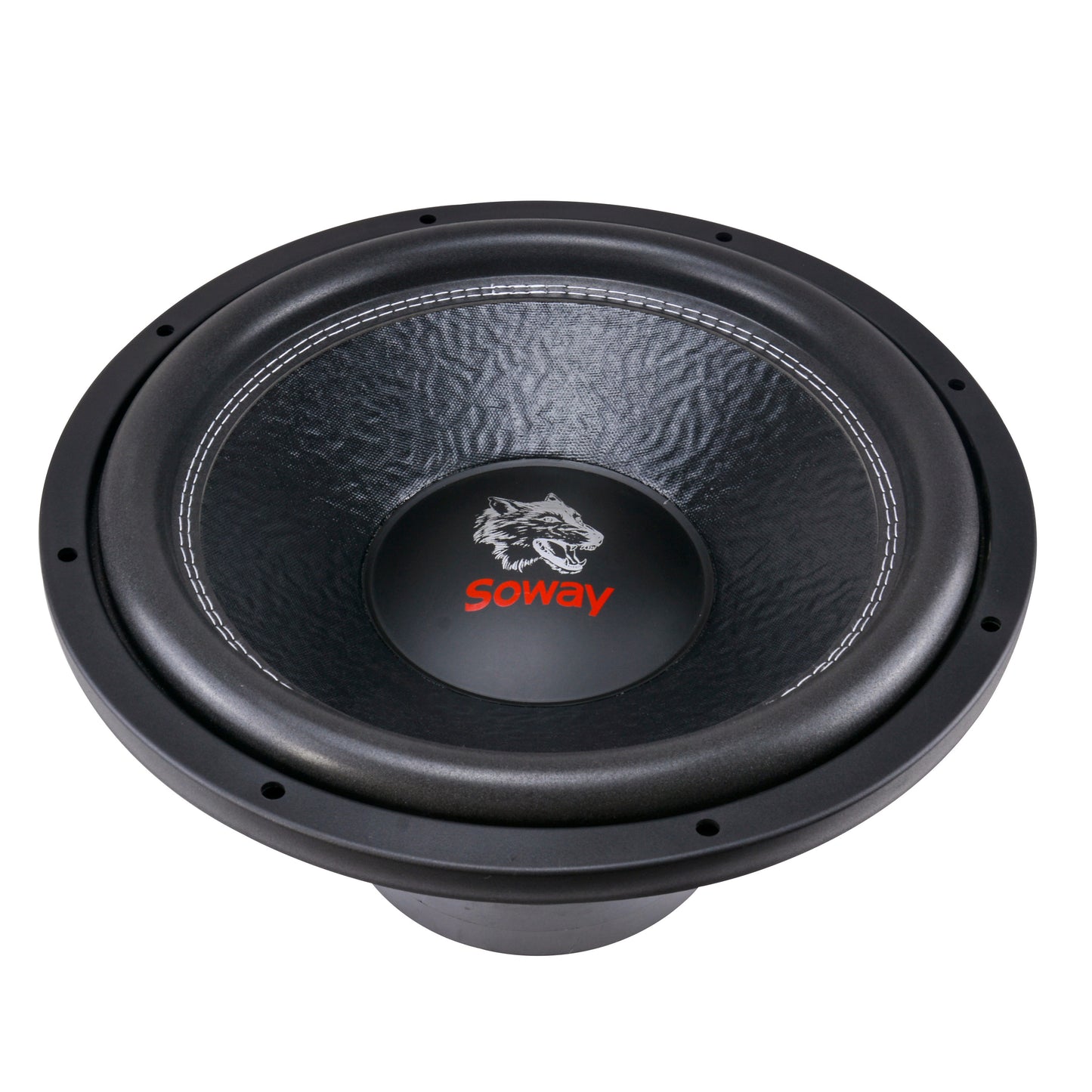 Soway SW12-37 12" 1200W Peak 800 W RMS 4Ω+4Ω Subwoofer (Black Iron Basket)