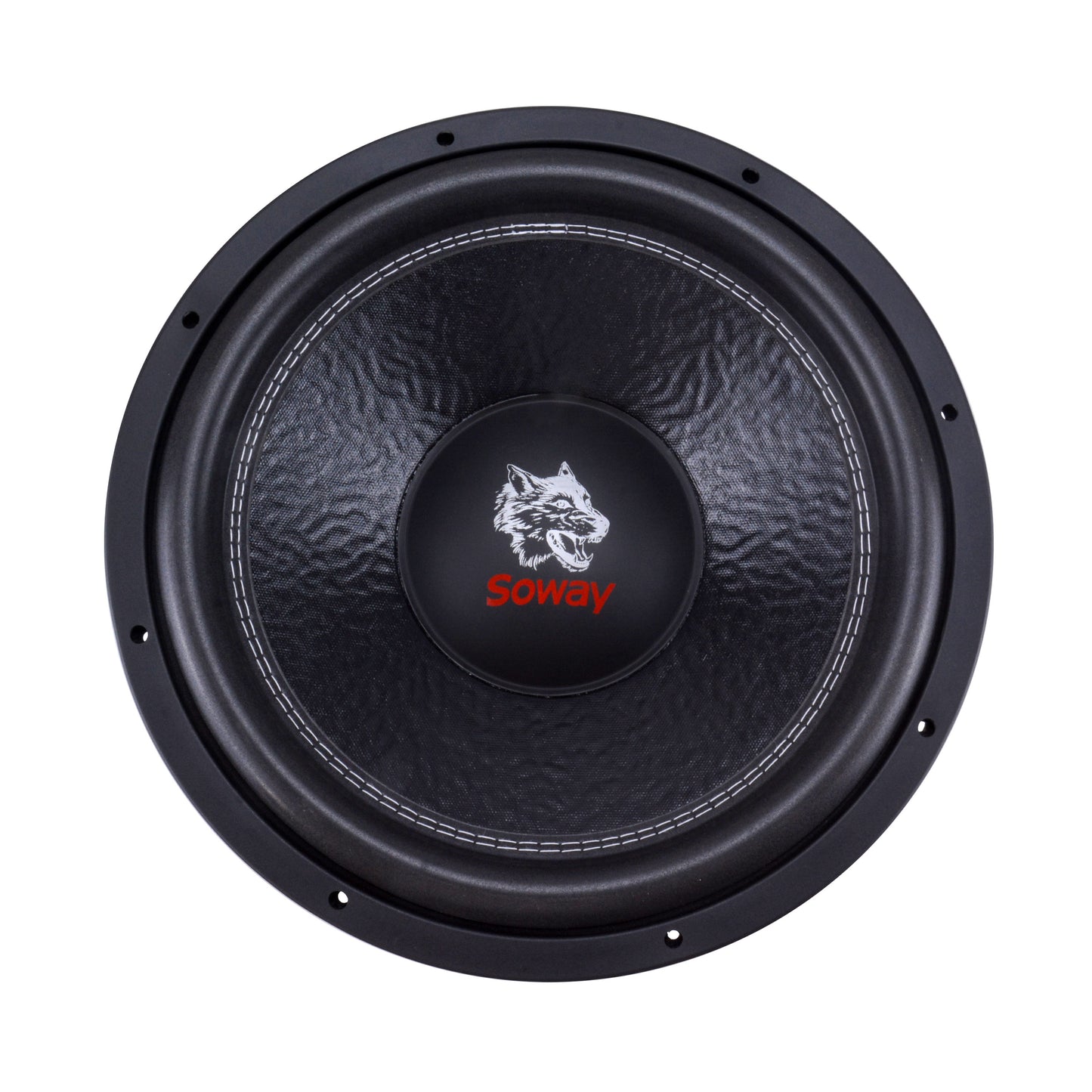 Soway SW12-37 12" 1200W Peak 800 W RMS 4Ω+4Ω Subwoofer (Black Iron Basket)