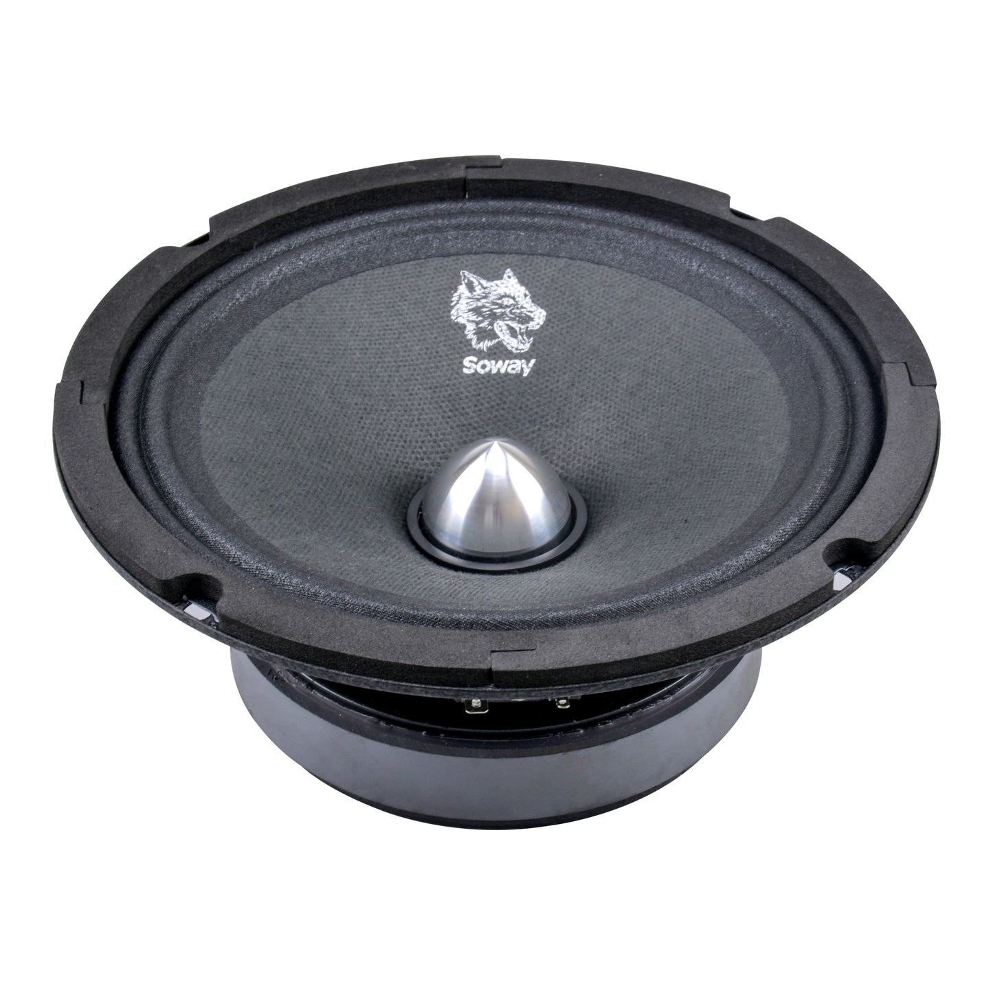 Soway SM606 6.5" 200W Peak 100W RMS Midrange Speaker (Black Iron Basket)